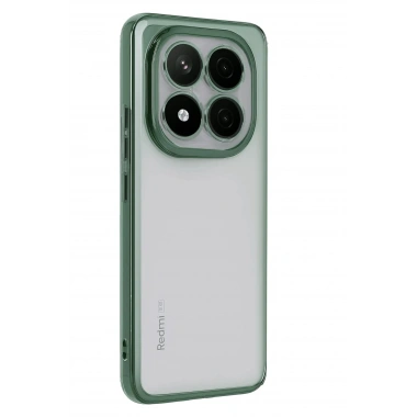 Mey İthalat®   Redmi Note 14 Pro Plus Kılıf  Lensli Silikon - Yeşil