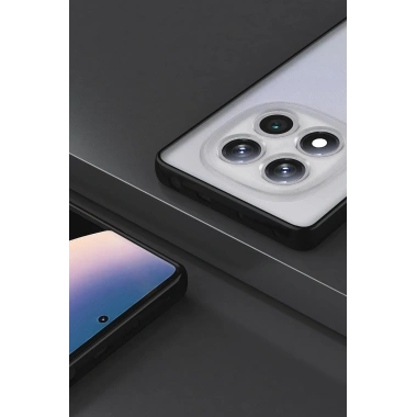 Mey İthalat®   Redmi Note 14 Pro Plus Kılıf Montreal Silikon Kapak - Siyah