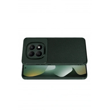Mey İthalat®   Redmi Note 15 4G Auto Focus Karbon Kapak - Koyu Yeşil