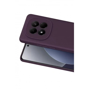 Mey İthalat®   Redmi Note 15 4G First Silikon - Mürdüm
