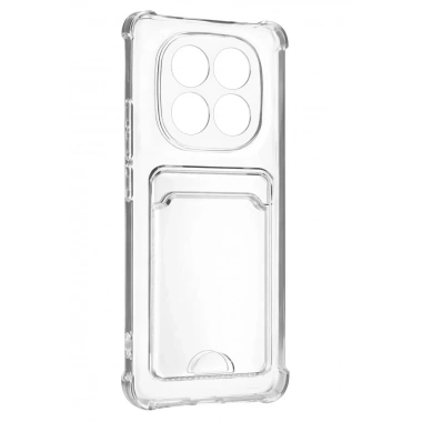 Mey İthalat®   Redmi Note 15 4G Kart Şeffaf Silikon - Şeffaf