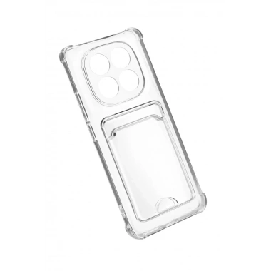 Mey İthalat®   Redmi Note 15 4G Kart Şeffaf Silikon - Şeffaf