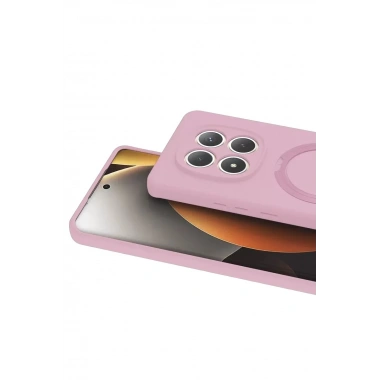 Mey İthalat®   Redmi Note 15 4G Regal Magsafe Standlı Kapak - Açık Pembe