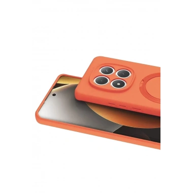Mey İthalat®   Redmi Note 15 4G Regal Magsafe Standlı Kapak - Turuncu