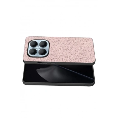 Mey İthalat® Redmi Note 15 Pro 4G Bright Simli Kapak - Pembe