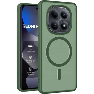 Mey İthalat®   Redmi Note 15 Pro 4G Jota Magsafe Kapak - Koyu Yeşil