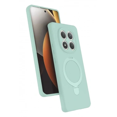 Mey İthalat®   Redmi Note 15 Pro 4G Regal Magsafe Standlı Kapak - Su Yeşili