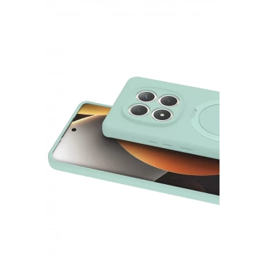 Mey İthalat®   Redmi Note 15 Pro 4G Regal Magsafe Standlı Kapak - Su Yeşili