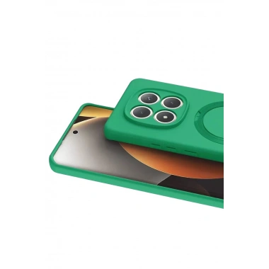 Mey İthalat®   Redmi Note 15 Pro 4G Regal Magsafe Standlı Kapak - Yeşil