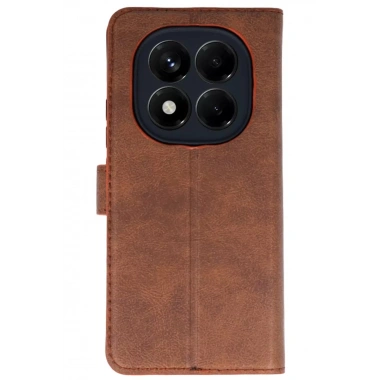 Mey İthalat®   Redmi Note 15 Pro 4G Trend S Plus Kapaklı Kılıf - Taba