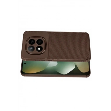 Mey İthalat®   Redmi Note 15 Pro 5G Auto Focus Karbon Kapak - Kahverengi