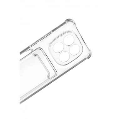 Mey İthalat®   Redmi Note 15 Pro 5G Kart Şeffaf Silikon - Şeffaf
