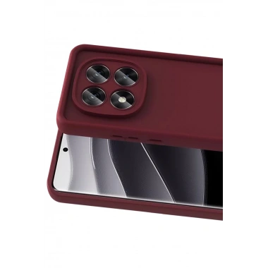 Mey İthalat®   Redmi Note 15 Pro 5G Viera Silikon - Bordo