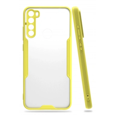Mey İthalat®   Redmi Note 8 Kılıf Platin Silikon - Sarı