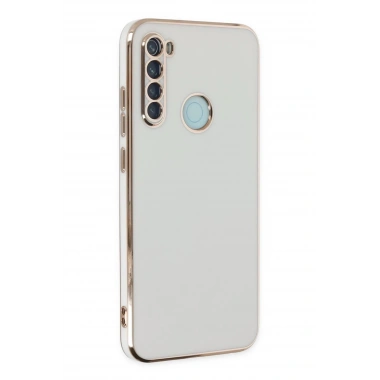 Mey İthalat®   Redmi Note 8 Kılıf Volet Silikon - Beyaz