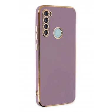 Mey İthalat®   Redmi Note 8 Kılıf Volet Silikon - Mor