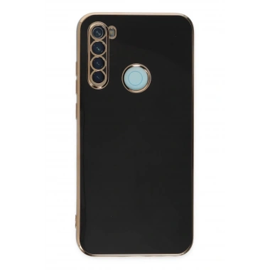 Mey İthalat®   Redmi Note 8 Kılıf Volet Silikon - Siyah