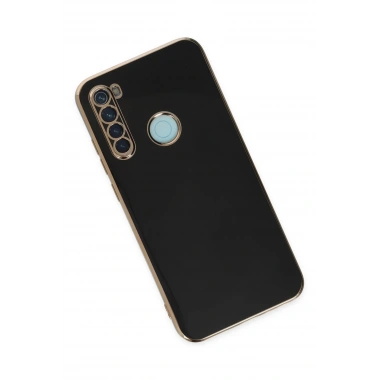 Mey İthalat®   Redmi Note 8 Kılıf Volet Silikon - Siyah