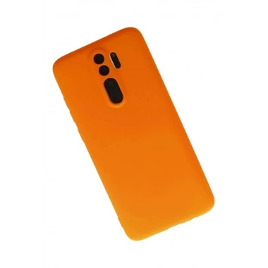 Mey İthalat®   Redmi Note 8 Pro Kılıf First Silikon - Turuncu