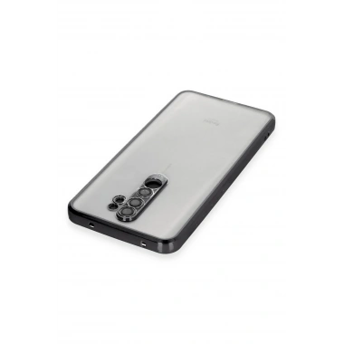 Mey İthalat®   Redmi Note 8 Pro Kılıf  Lensli Silikon - Siyah