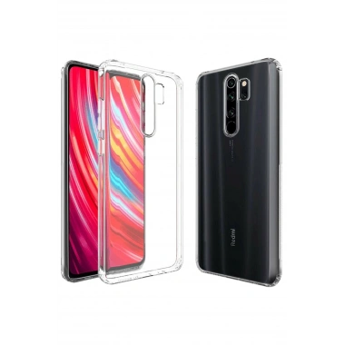 Mey İthalat®   Redmi Note 8 Pro Kılıf Lüx Şeffaf Silikon