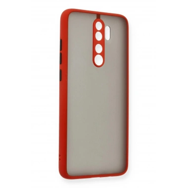 Mey İthalat®   Redmi Note 8 Pro Kılıf Montreal Silikon Kapak - Kırmızı