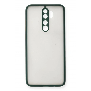 Mey İthalat®   Redmi Note 8 Pro Kılıf Montreal Silikon Kapak - Yeşil