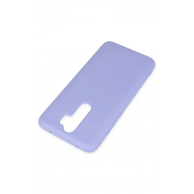Mey İthalat®   Redmi Note 8 Pro Kılıf Nano içi Kadife Silikon - Lila