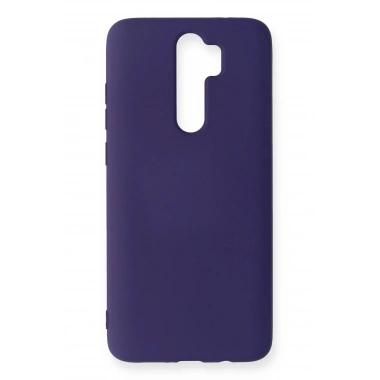 Mey İthalat®   Redmi Note 8 Pro Kılıf Nano içi Kadife Silikon - Mor