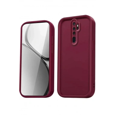 Mey İthalat®   Redmi Note 8 Pro Kılıf Viera Silikon - Bordo