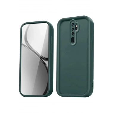 Mey İthalat®   Redmi Note 8 Pro Kılıf Viera Silikon - Koyu Yeşil