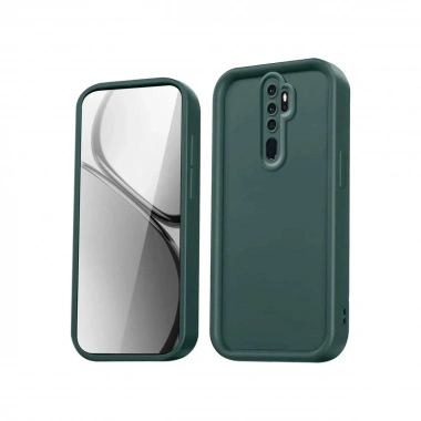 Mey İthalat®   Redmi Note 8 Pro Kılıf Viera Silikon - Koyu Yeşil