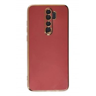 Mey İthalat®   Redmi Note 8 Pro Kılıf Volet Silikon - Kırmızı