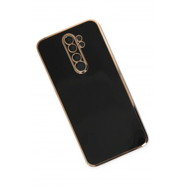 Mey İthalat®   Redmi Note 8 Pro Kılıf Volet Silikon - Siyah