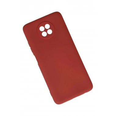 Mey İthalat®   Redmi Note 9 5G Kılıf Nano içi Kadife Silikon - Kiremit
