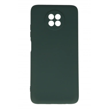 Mey İthalat®   Redmi Note 9 5G Kılıf Nano içi Kadife Silikon - Koyu Yeşil