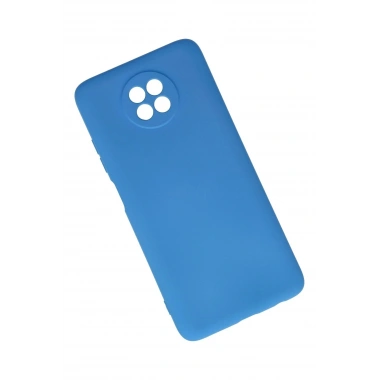 Mey İthalat®   Redmi Note 9 5G Kılıf Nano içi Kadife Silikon - Mavi