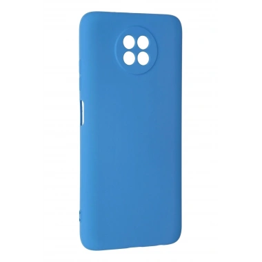 Mey İthalat®   Redmi Note 9 5G Kılıf Nano içi Kadife Silikon - Mavi
