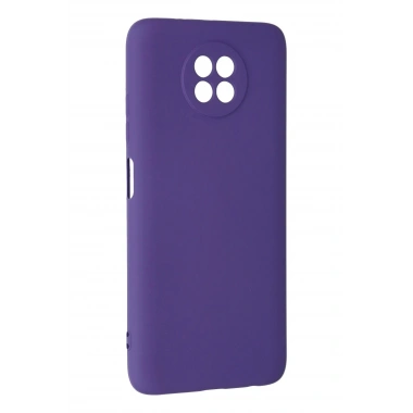 Mey İthalat®   Redmi Note 9 5G Kılıf Nano içi Kadife Silikon - Mor