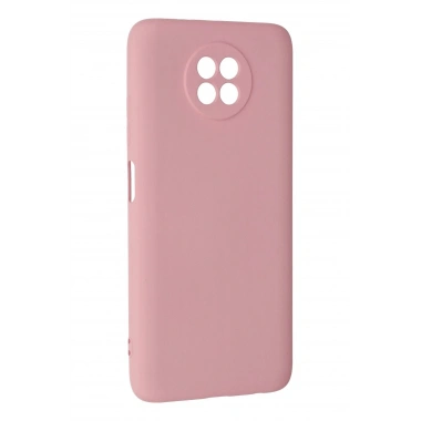 Mey İthalat®   Redmi Note 9 5G Kılıf Nano içi Kadife Silikon - Pembe