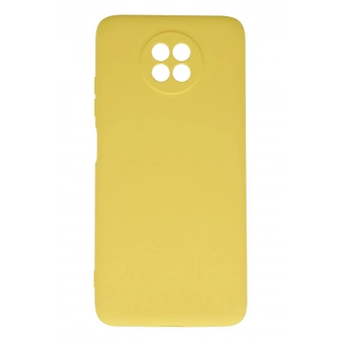 Mey İthalat®   Redmi Note 9 5G Kılıf Nano içi Kadife Silikon - Sarı