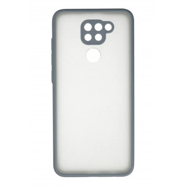 Mey İthalat®   Redmi Note 9 Kılıf Montreal Silikon Kapak - Gri