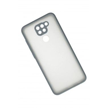 Mey İthalat®   Redmi Note 9 Kılıf Montreal Silikon Kapak - Gri