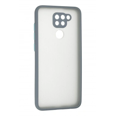 Mey İthalat®   Redmi Note 9 Kılıf Montreal Silikon Kapak - Gri