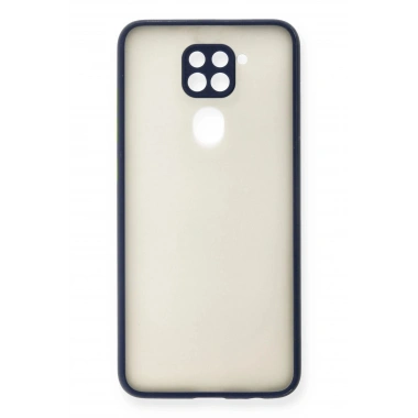 Mey İthalat®   Redmi Note 9 Kılıf Montreal Silikon Kapak - Lacivert