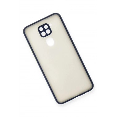 Mey İthalat®   Redmi Note 9 Kılıf Montreal Silikon Kapak - Lacivert