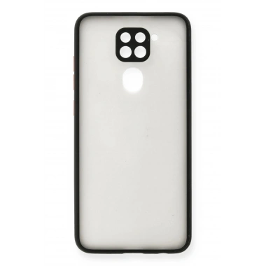 Mey İthalat®   Redmi Note 9 Kılıf Montreal Silikon Kapak - Siyah