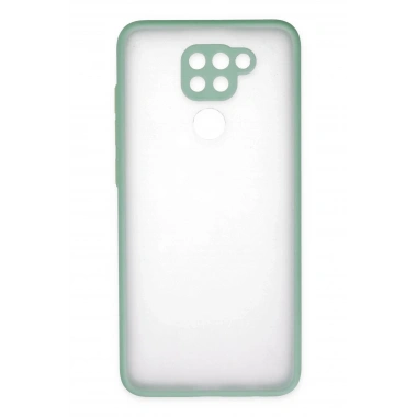 Mey İthalat®   Redmi Note 9 Kılıf Montreal Silikon Kapak - Turkuaz