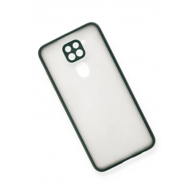 Mey İthalat®   Redmi Note 9 Kılıf Montreal Silikon Kapak - Yeşil