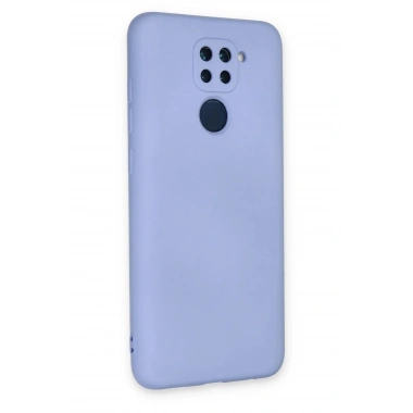 Mey İthalat®   Redmi Note 9 Kılıf Nano içi Kadife Silikon - Lila